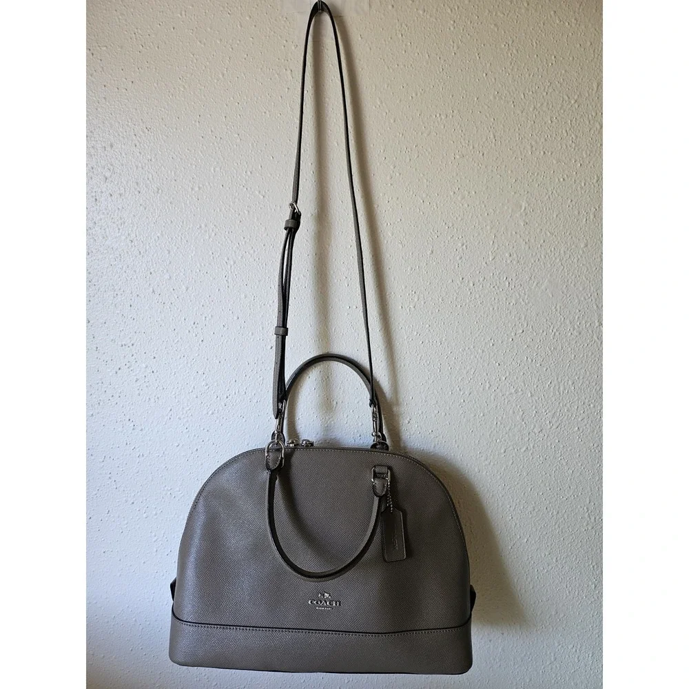 Coach Sierra Satchel in Khaki Color (Large)